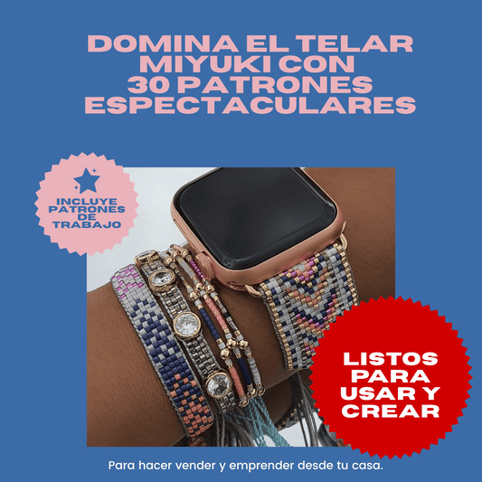 Domina el Telar Miyuki con 30 Patrones Espectaculares